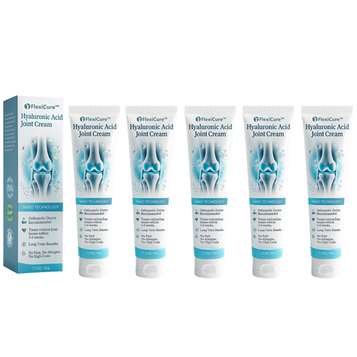FlexiCure™ Joint Cream | Reduces knee pain by up to 87% – in just 48 hours!