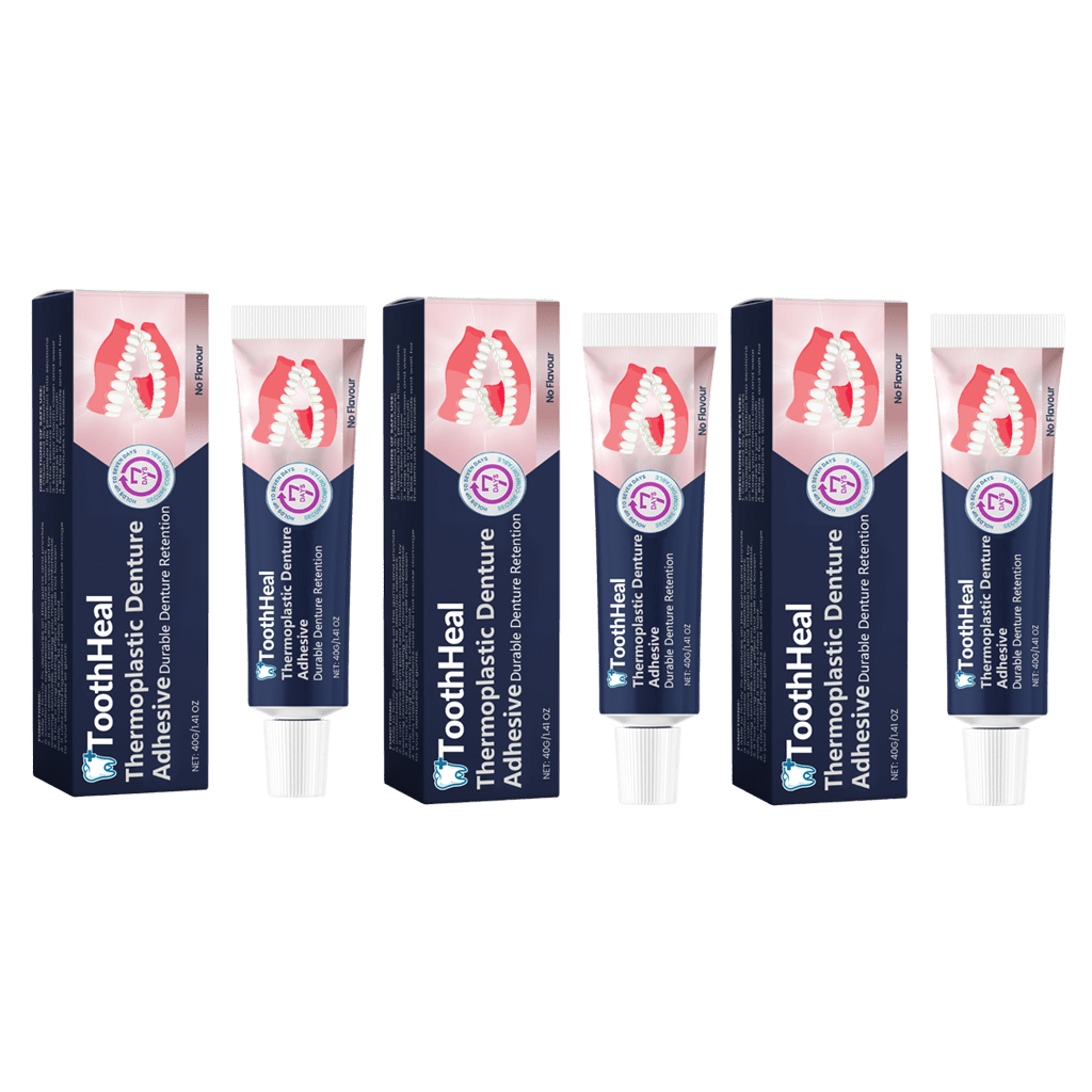 ToothHeal Denture Bonding Agent | Secure hold without daily bonding in 3 days