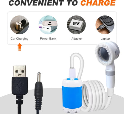 HydroGo™ | Portable water pressure for cleaning up, showering and more!