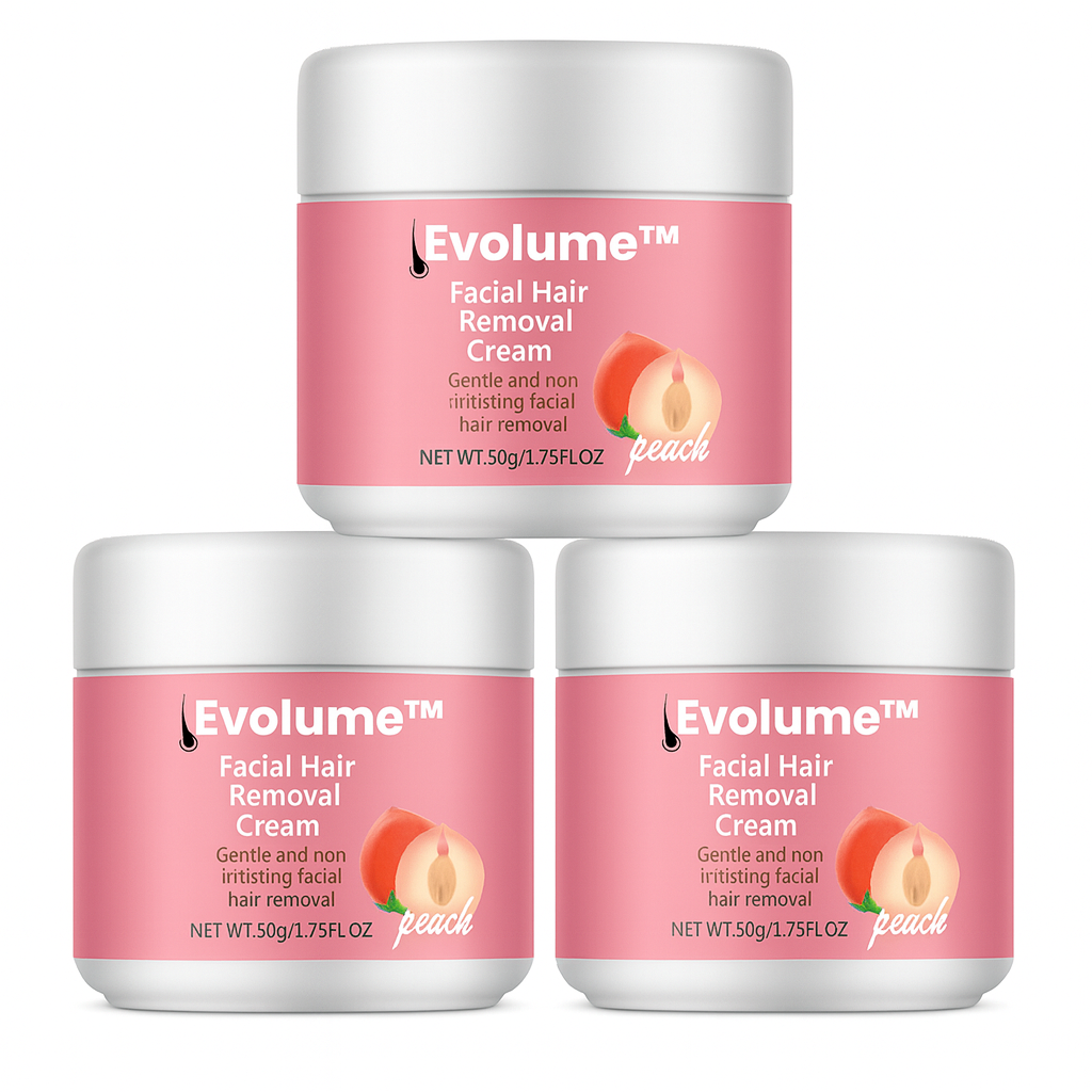 Evolume™ Facial Hair Removal Cream | Visibly smooth skin in just 5 minutes!