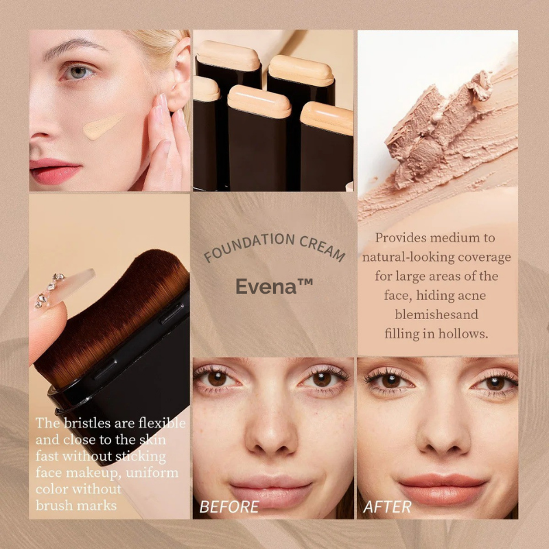 Evena™ | Fast coverage, natural radiance—no cakey layers