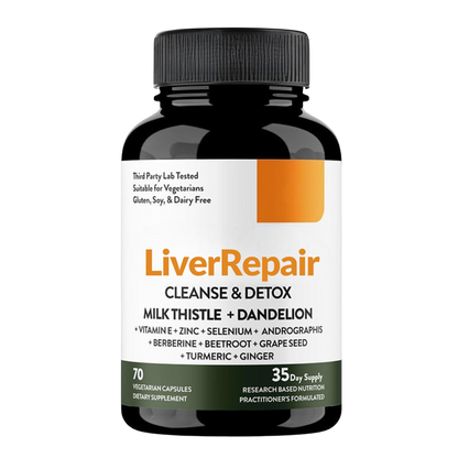 LiverRepair Cleanse & Detox | Restores 95% liver health in just 7 days