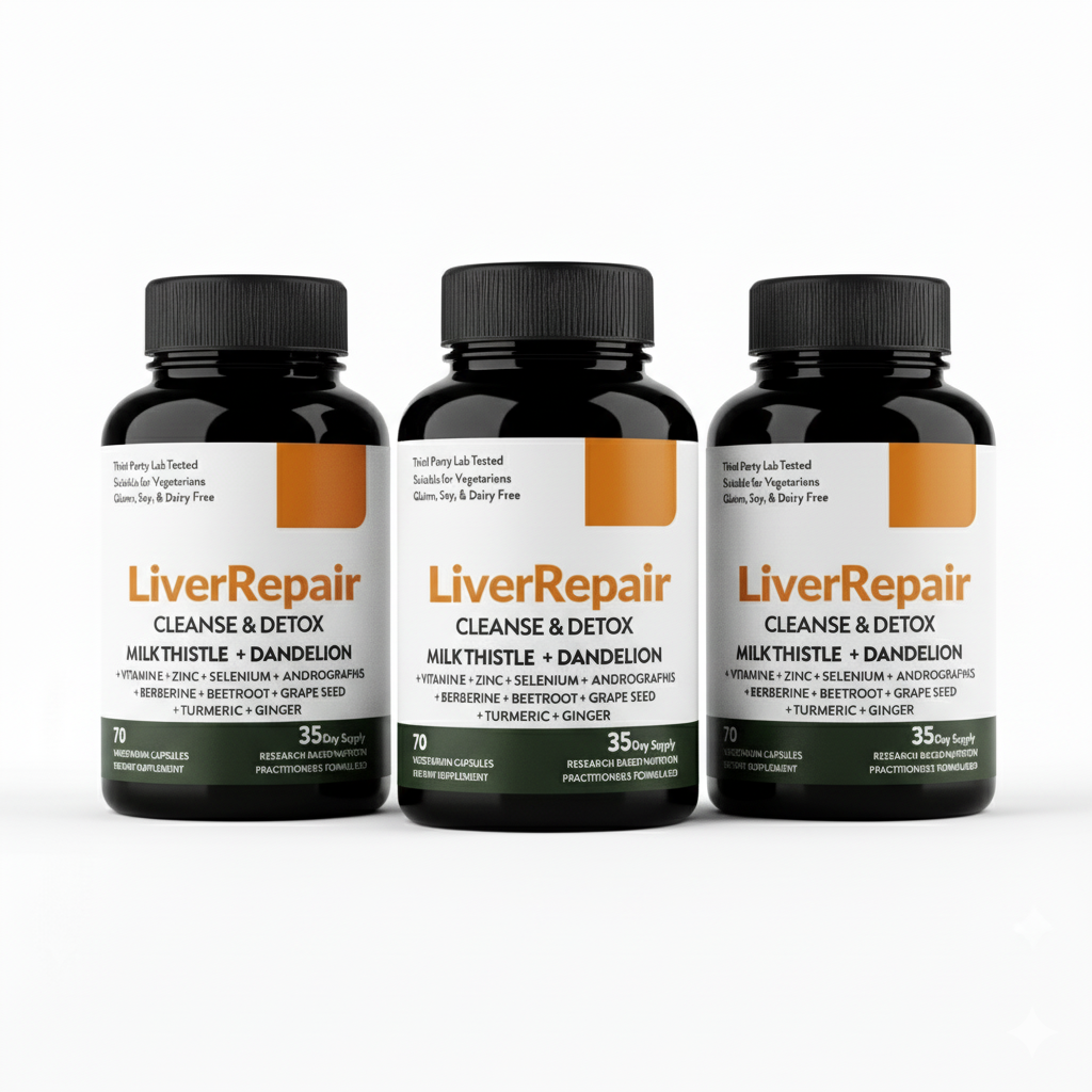 LiverRepair Cleanse & Detox | Restores 95% liver health in just 7 days