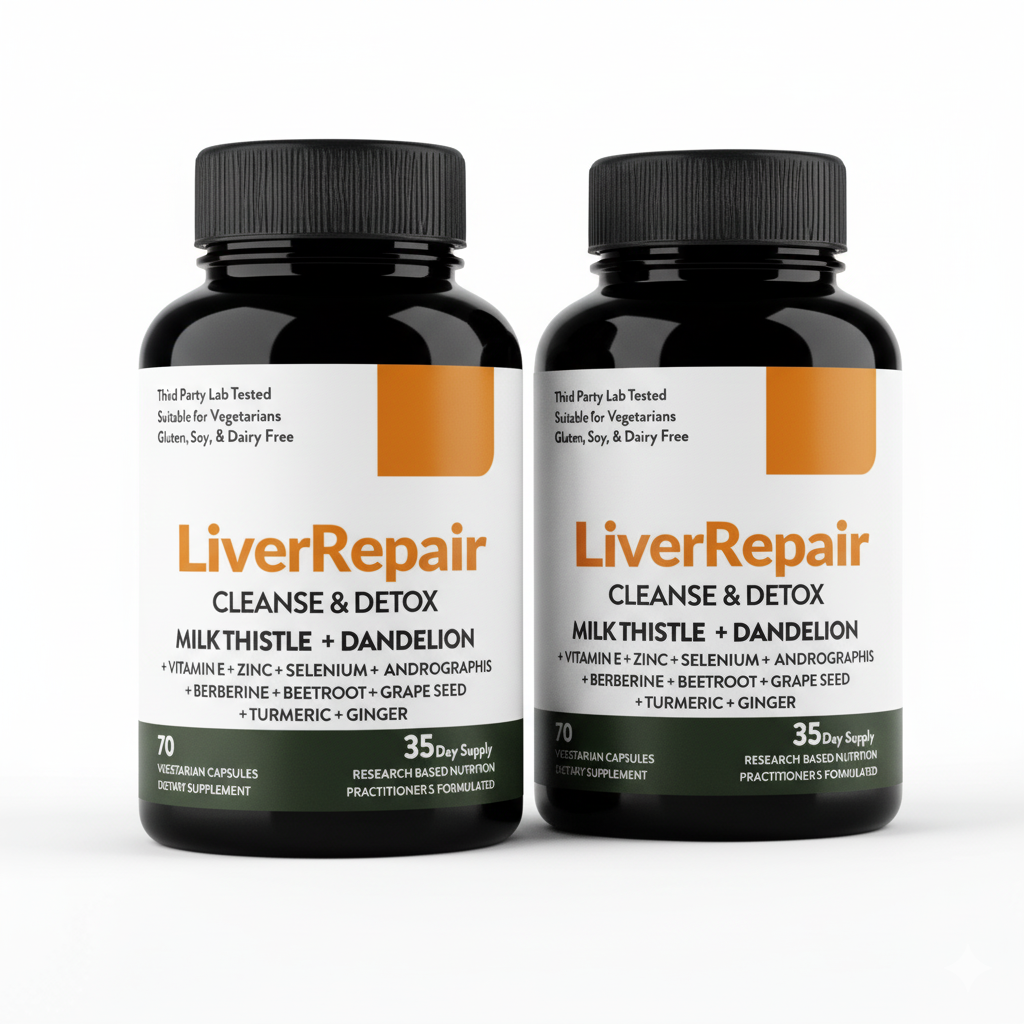 LiverRepair Cleanse & Detox | Restores 95% liver health in just 7 days