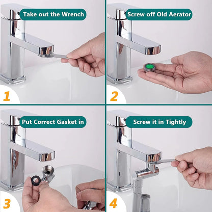 HydroRotator1080° | Perfect solution for static taps