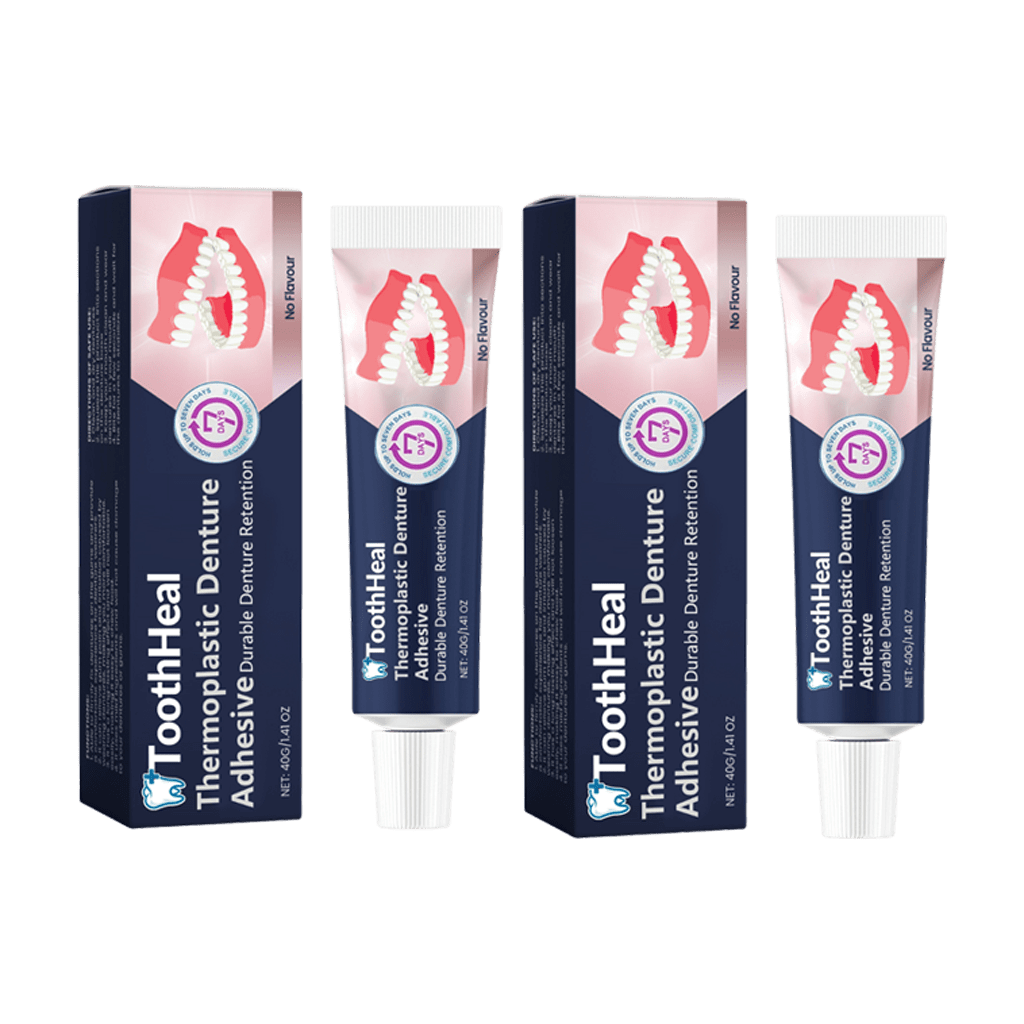 ToothHeal Denture Bonding Agent | Secure hold without daily bonding in 3 days